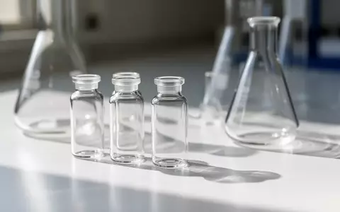 Leere Laborgefäße aus Glas in einer sauberen, professionellen Laborumgebung. - Foto: über boerse-global.de