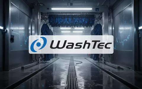 Industrielle Waschanlage in einer stimmungsvollen, minimalistischen Umgebung mit kühler Beleuchtung. - Foto: über boerse-global.de