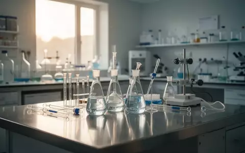 Ein modernes, steriles medizinisches Labor mit wissenschaftlichen Geräten und Glaswaren bei natürlichem Tageslicht. - Foto: über boerse-global.de