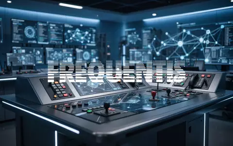 Moderne Steuerkonsole in einer Leitstelle mit abstrakter digitaler Infrastruktur und blauer Beleuchtung. - Foto: über boerse-global.de