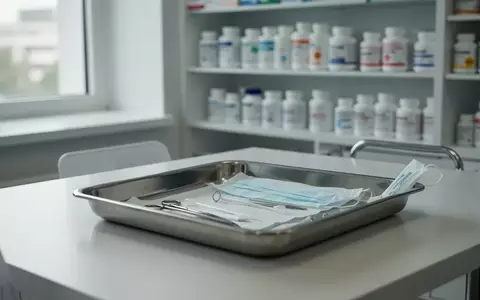 Ein steriler Behandlungsraum in einer Apotheke mit medizinischem Zubehör auf einem Edelstahltisch. - Foto: über boerse-global.de