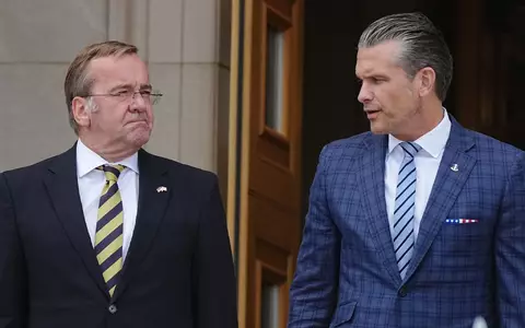 Pistorius trifft seinen US-Kollegen Hegseth im Pentagon. - Foto: Kay Nietfeld/dpa