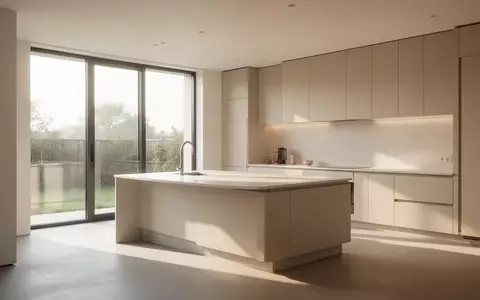 Eine helle, moderne und barrierefreie Wohnküche mit viel Bewegungsraum und natürlichem Lichteinfall. - Foto: über boerse-global.de