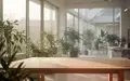 Ein heller, moderner Arbeitsbereich mit viel Tageslicht und Zimmerpflanzen in einer minimalistischen Büroumgebung. - Foto: über boerse-global.de