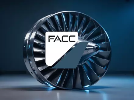 Abstrakte Darstellung einer Flugzeugturbine in einem professionellen, industriellen Umfeld. - Foto: über boerse-global.de