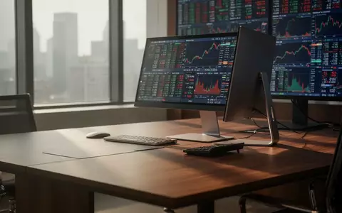 Ein moderner, aufgeräumter Schreibtisch in einem hellen Büro, der eine professionelle Finanzumgebung symbolisiert. - Foto: über boerse-global.de