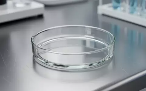 Eine leere, sterile Petrischale auf einem Labortisch, die ein wissenschaftliches Forschungsumfeld symbolisiert. - Foto: über boerse-global.de