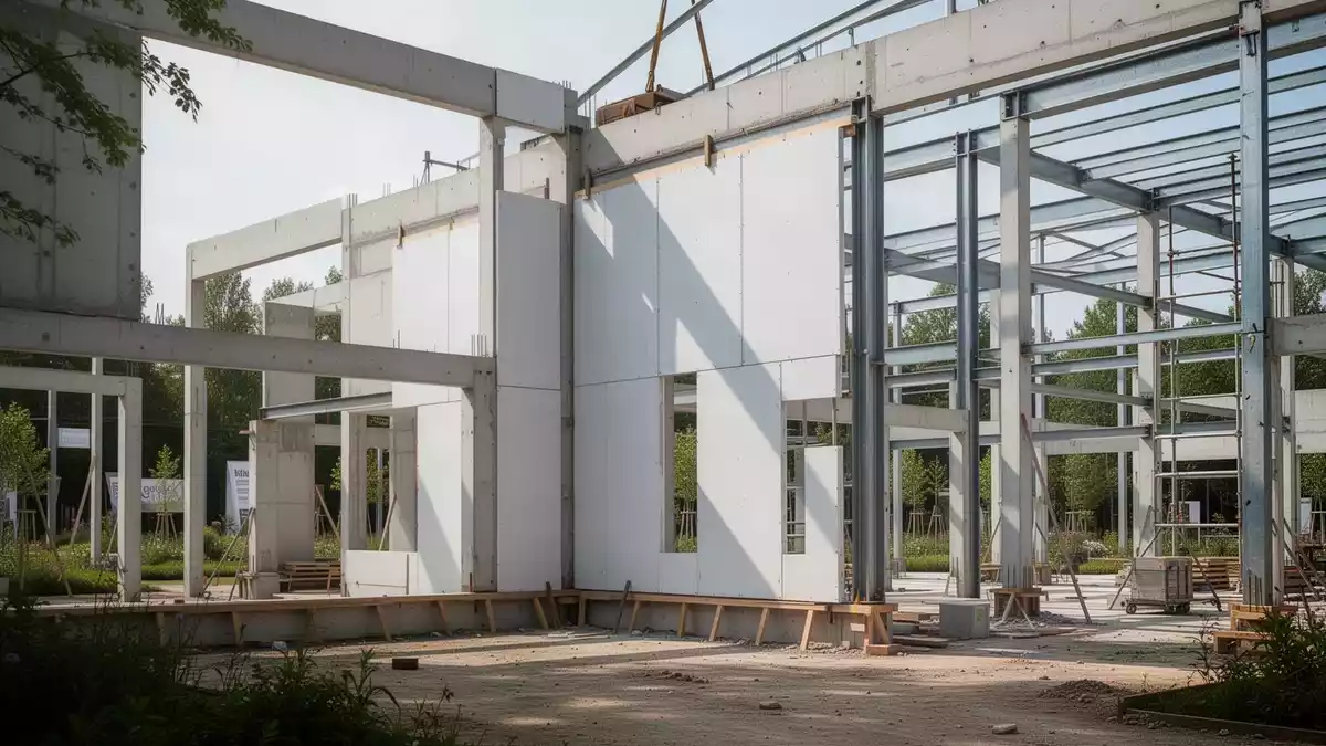 MAXX-Roboter montiert Fassadenpaneele in Neuss ohne Gerüst
