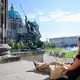 Der Ausblick für Berlin: Auch politisch gesehen heiter bis wolkig. - Bild: Sebastian Gollnow/dpa