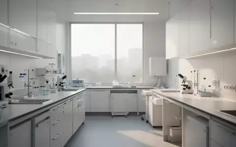 Ein minimalistisch gestalteter, heller medizinischer Laborraum mit klaren Strukturen und natürlichem Lichteinfall. - Foto: über boerse-global.de