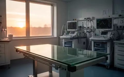 Ein steriler, modern eingerichteter medizinischer Untersuchungsraum im sanften Licht der Morgensonne. - Foto: über boerse-global.de