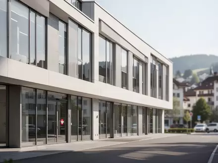 Ein modernes Gesundheitszentrum in Wetzikon bei Tageslicht. - Foto: über boerse-global.de