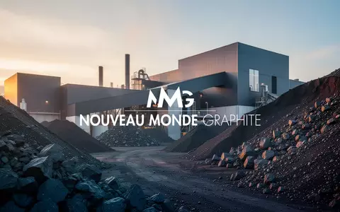 Moderne industrielle Anlage zur Graphitverarbeitung in einer sauberen, professionellen Umgebung bei Sonnenaufgang. - Foto: über boerse-global.de