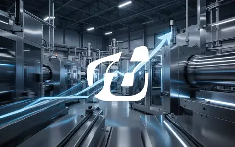 Abstrakte Darstellung einer modernen Industrieanlage mit Fokus auf industrielles Wachstum und technologischem Fortschritt. - Foto: ĂĽber boerse-global.de