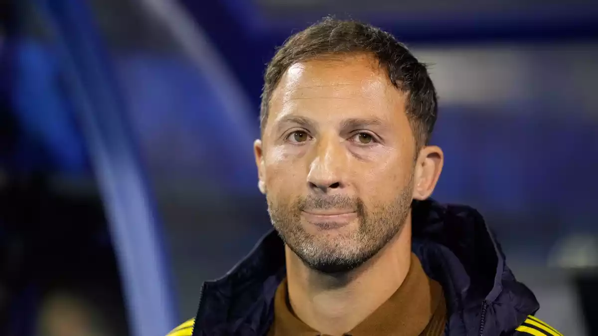 Domenico Tedesco ist in Bologna freigestellt worden. (Archivbild) - Bild: Darko Bandic/AP/dpa
