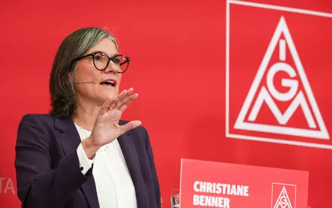 Die Chefin der IG Metall, Christiane Benner, kritisiert die Arbeitgeber scharf (Foto: Archiv) - Foto: Hannes P Albert/dpa
