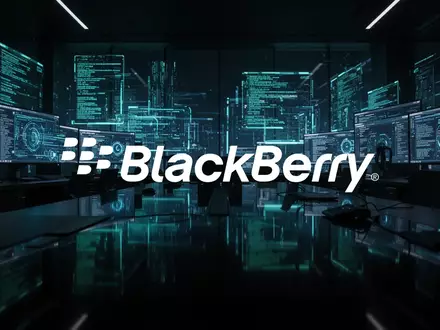 Abstraktes Bild einer modernen Cybersicherheitszentrale mit leuchtenden Datenströmen in einem dunklen, technologischen Umfeld. - Foto: über boerse-global.de