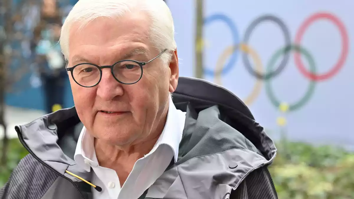 Steinmeier bei den Olympischen Spielen. (Archivbild) - Bild: Peter Kneffel/dpa