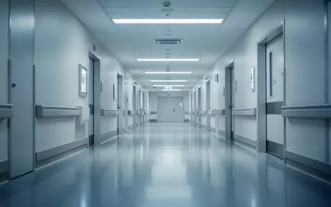 Ein steriler, modern beleuchteter Krankenhausflur mit klaren architektonischen Linien und einer ruhigen Atmosphäre. - Foto: über boerse-global.de