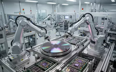 Moderne Halbleiter-Fertigungsanlage in Südkorea mit hochpräzisen Produktionsmaschinen in einem Reinraum. - Foto: über boerse-global.de