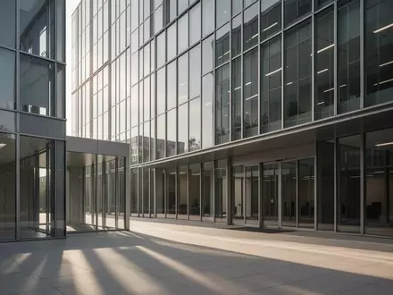 Moderne Fassade eines Regierungsgebäudes in minimalistischer Architektur bei natürlichem Tageslicht. - Foto: über boerse-global.de