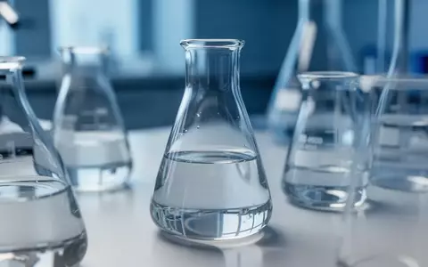 Laborumgebung mit Glasgefäßen und neutralen Flüssigkeiten in einer klinischen, sterilen Atmosphäre. - Foto: über boerse-global.de