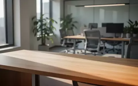Ein moderner, minimalistischer Arbeitsplatz mit einem sauberen Schreibtisch und natürlichem Lichteinfall in einem Büro. - Foto: über boerse-global.de