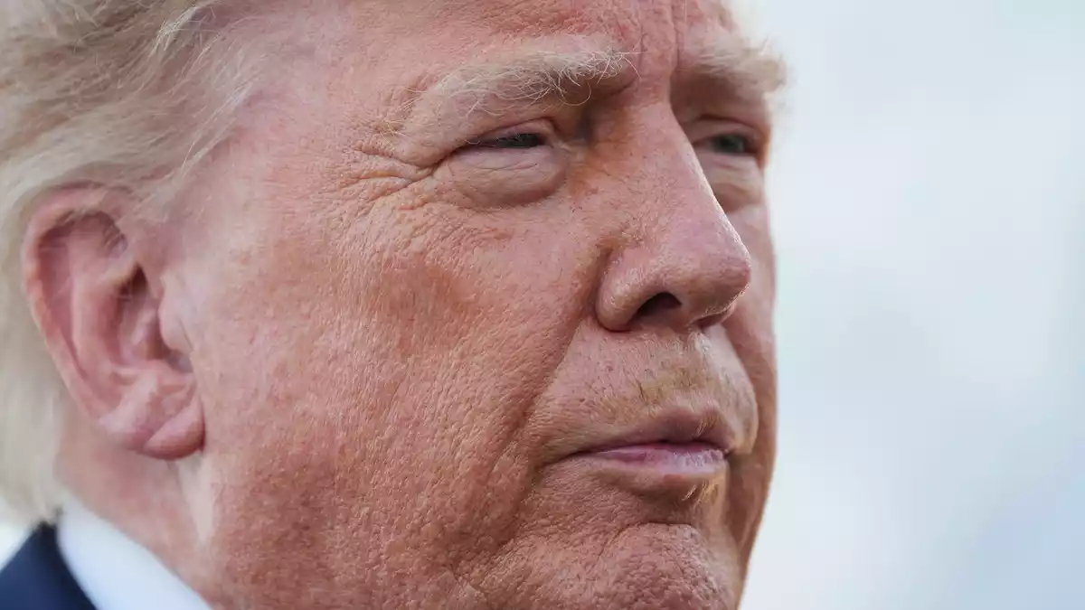 US-Präsident Donald Trump bezeichnet den Vorstoß von EU-Kommissionspräsidentin Ursula von der Leyen als «lächerlich». - Bild: Alex Brandon/AP/dpa