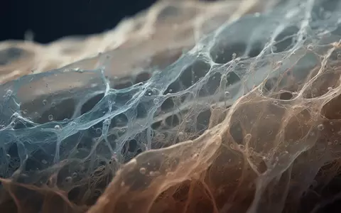 Mikroskopische Aufnahme von biologischem Gewebe mit feinen zellulären Strukturen und extrazellulärer Matrix. - Foto: über boerse-global.de