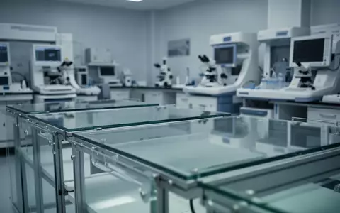 Ein steriler, moderner medizinischer Untersuchungsraum mit hochwertigen Laborgeräten in einer klinischen Umgebung. - Foto: über boerse-global.de