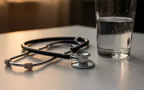 Symbolbild: Stethoskop neben einem Glas Wasser - Foto: über boerse-global.de
