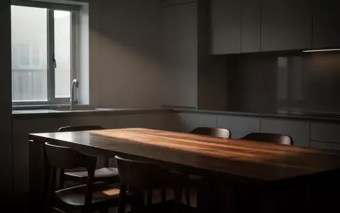 Eine minimalistisch eingerichtete Privatküche mit natürlichem Lichteinfall, die eine Atmosphäre der häuslichen Privatsphäre vermittelt. - Foto: über boerse-global.de