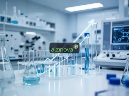 Abstrakte Darstellung von biotechnologischer Forschung und Kapitalinvestitionen in einem modernen Labor. - Foto: über boerse-global.de