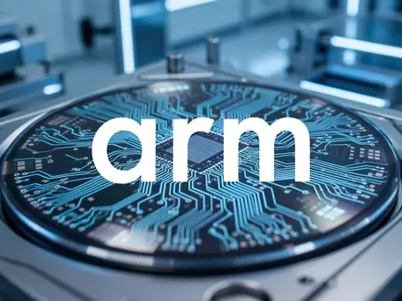 Abstrakte Darstellung eines modernen Halbleiter-Reinraums mit Fokus auf Silizium-Wafer-Strukturen und blauer Beleuchtung. - Foto: über boerse-global.de