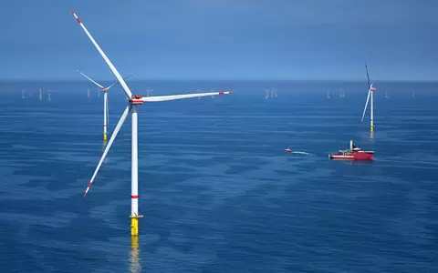 Der Windpark He Dreiht besteht aus 64 Windenergieanlagen. (Archivbild)  - Foto: Lars Penning/dpa