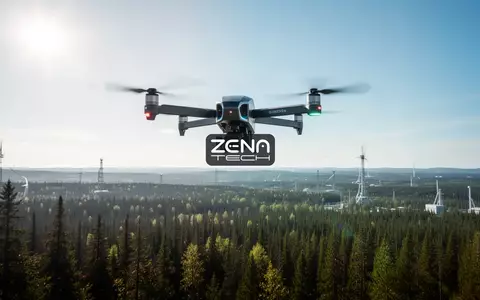 Eine moderne Industriedrohne fliegt über eine kanadische Waldlandschaft, symbolisch für technologische Zulassung. - Foto: über boerse-global.de