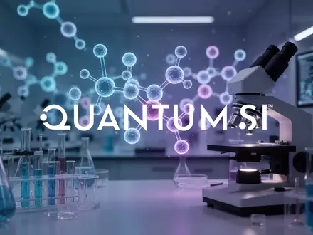 Abstrakte Darstellung moderner Biotechnologie und wissenschaftlicher Präzision in einer Laborumgebung. - Foto: über boerse-global.de