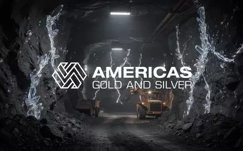 Dunkle, atmosphärische Aufnahme von mineralhaltigem Gestein in einer unterirdischen Mine mit dramatischem Licht. - Foto: über boerse-global.de