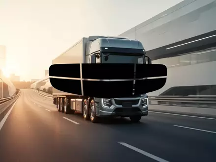 Moderner Elektro-LKW auf einer europäischen Autobahn bei Sonnenuntergang als Symbol für nachhaltige Logistik. - Foto: über boerse-global.de