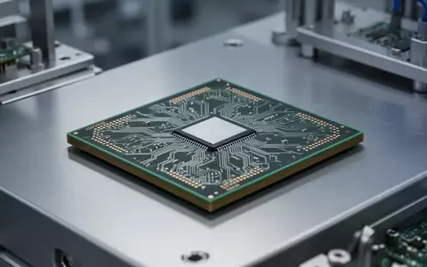 Ein moderner Halbleiterchip auf einer sauberen Werkbank in einer Fertigungshalle für Elektronik. - Foto: über boerse-global.de