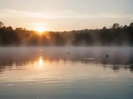 Symbolbild: ruhiger See bei Sonnenaufgang - Foto: über boerse-global.de