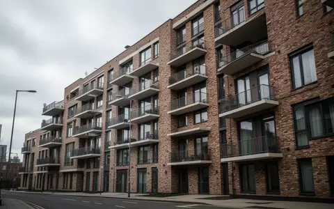 Moderne Fassade eines Mehrfamilienhauses mit Balkonen bei bewölktem Himmel. - Foto: über boerse-global.de