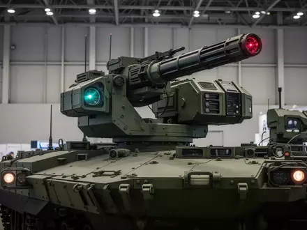 Ein hochmodernes Laserwaffensystem von Electro Optic Systems präsentiert auf einer Fachmesse. - Foto: über boerse-global.de