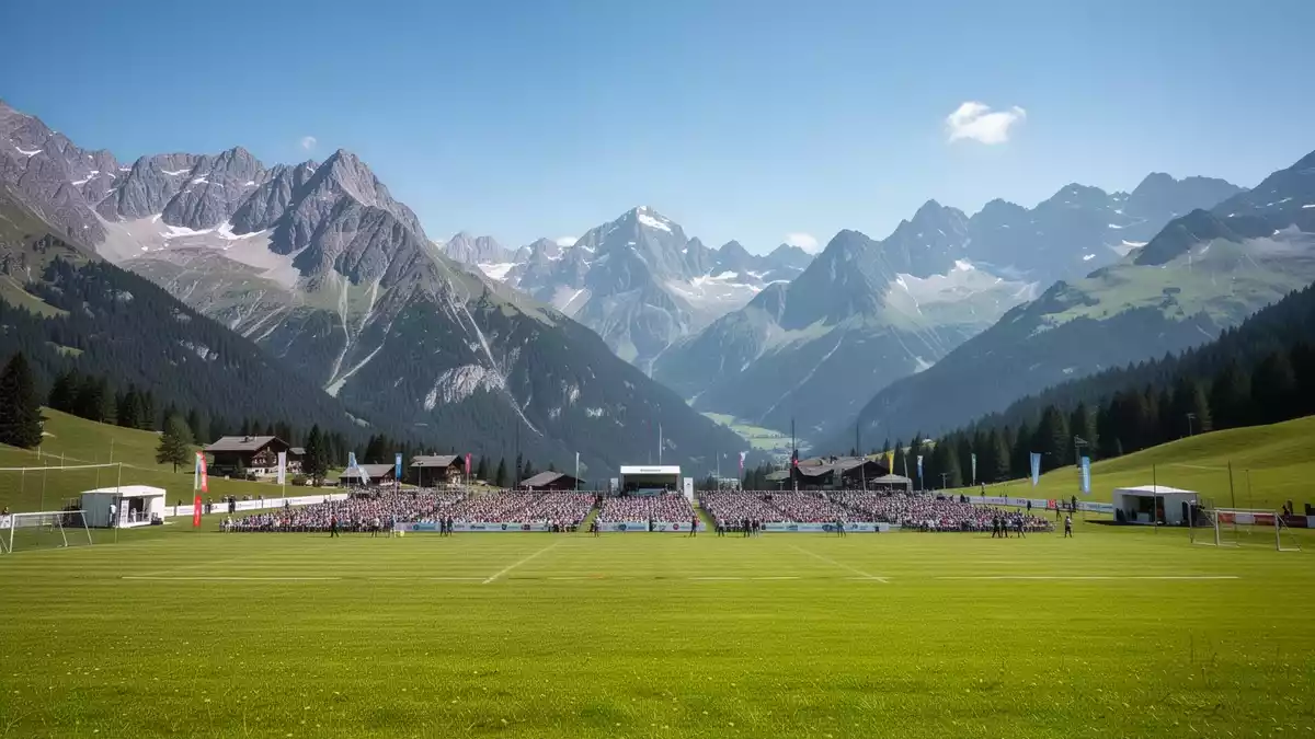 Line-Dance-Weltrekord in St. Anton mit 871 Tänzern