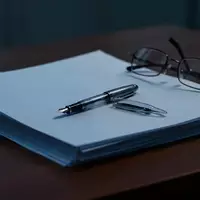 Symbolbild: Papierstapel, Füller und Brille auf dem Schreibtisch - Foto: über boerse-global.de