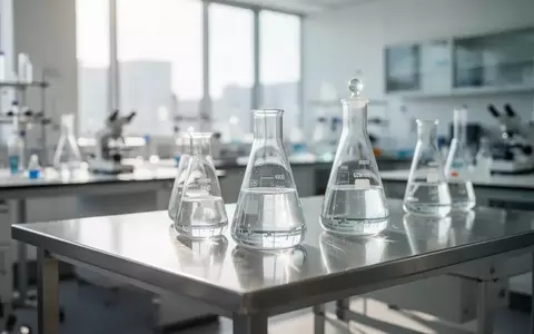 Ein helles, modernes Labor mit wissenschaftlichem Equipment und Glasbehältern in einer sterilen Umgebung. - Foto: über boerse-global.de