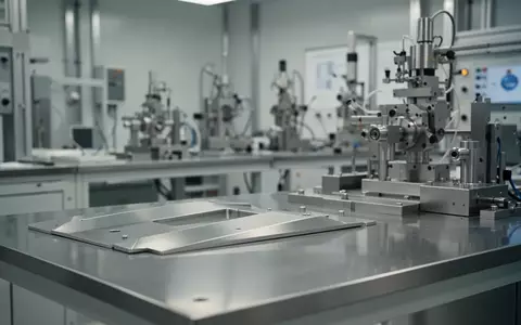 Ein steriles, minimalistisches Industrielabor für technische Belastungstests mit Präzisionsinstrumenten in weichem Licht. - Foto: über boerse-global.de