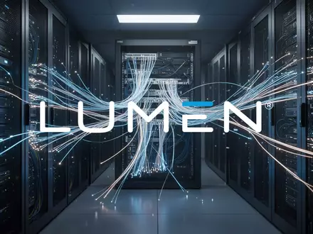 Moderne Glasfaser-Infrastruktur in einem Rechenzentrum mit leuchtenden Lichtleitern als Symbol für Telekommunikation. - Foto: über boerse-global.de