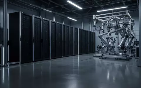 Ein hochmodernes industrielles Forschungslabor mit metallischen Oberflächen und einer minimalistischen, technologischen Umgebung. - Foto: über boerse-global.de