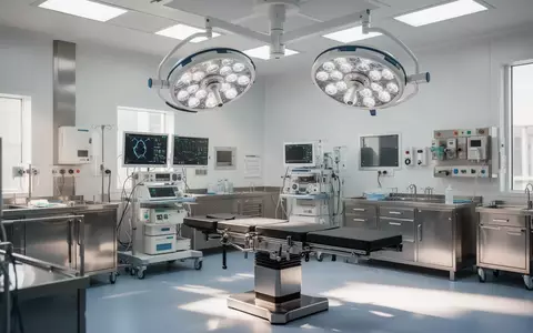 Ein heller, moderner Operationssaal in einer orthopädischen Klinik mit medizinischer Ausstattung. - Foto: über boerse-global.de